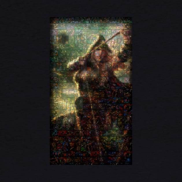 Ashe Mosaic Portrait 3 by nowtfancy